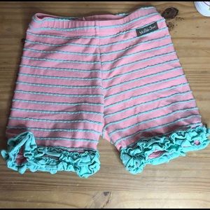 Matilda Jane shorties size 10 pink and turquoise